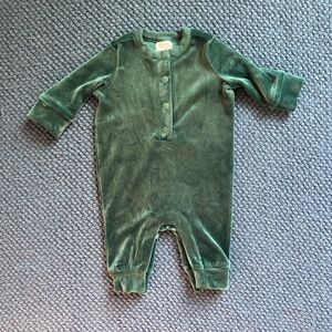 Hanna Andersson Velour Holiday One Piece